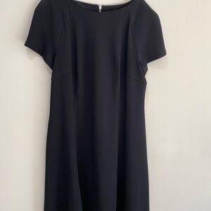 Tommy Hilfiger Elegant Black Dress, Size 16W, Gold Zipper back closure